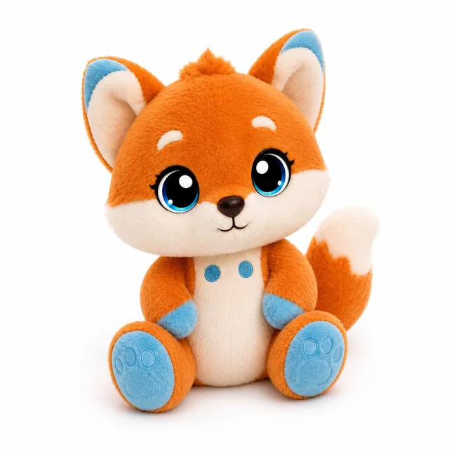 Custom plush toy used to illustrate appearance and construction checks